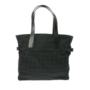 CHANEL Travel Line Tote GM Black Nylon Bag Back